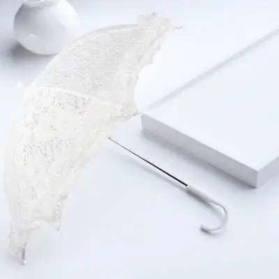 

Umbrella for Kids Children's Dance Decoration Mini Decorative Lace Fan Parasol Small Decorating Umbrellas Bride