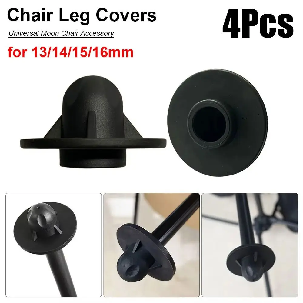 4Pcs Universal Moon Chair Leg Covers Anti-slip Wear-resistant Leg Protectors Removable Anti-sag Plug Connector