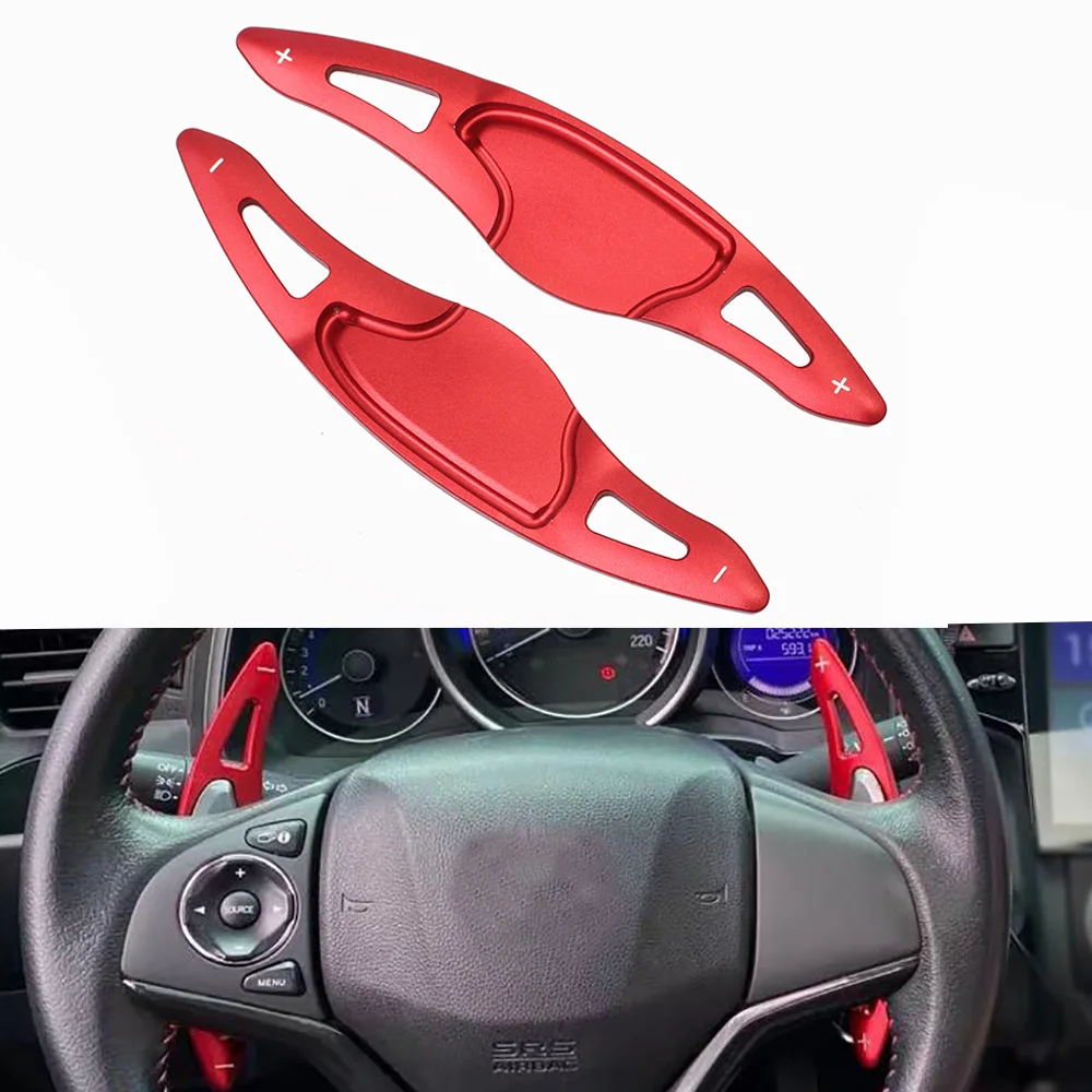 

Pair Car Auto Steering Wheel DSG Shift Paddle Aluminium Shift Extension for Honda FIT JAZZ Civic 2017 2018 HR-V 2015-2017 2018