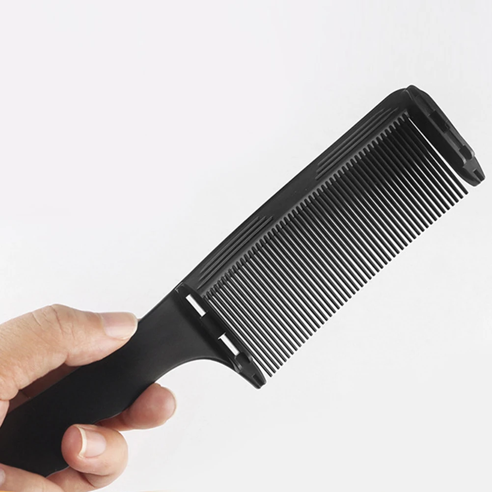 

Hair Comb Set Mens Styling Combs Durable Plastic Black Color Curved Barber Beard Mustache Small Combs Suitable Home Professional
