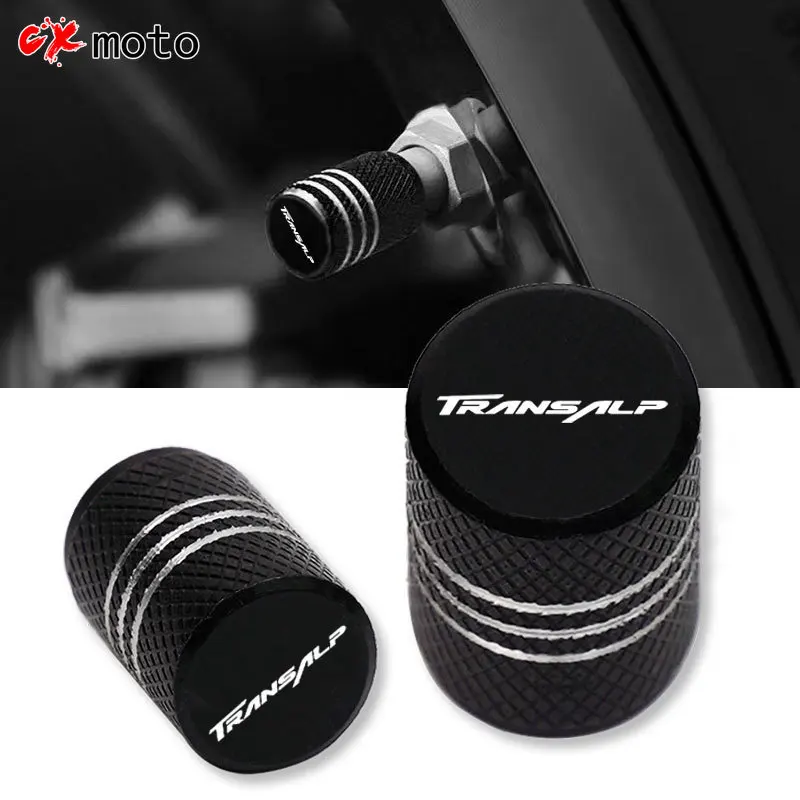 For New HONDA TRANSALP 600 650 700 XLV 600 650 700 TRANSALP Motorcycle CNC Accessories Wheel Tire Valve Stem Caps Airtight Cove