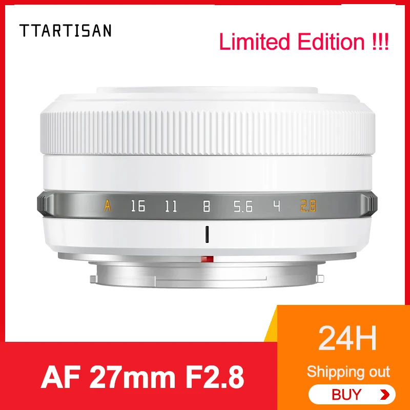 TTArtisan AF 27mm F2.8 Camera Lens for Sony For nikon for fuji XM5 XT30 X-A10 X-H2S X-T100 X-PR03 X-E4 XS20 Limited Edition