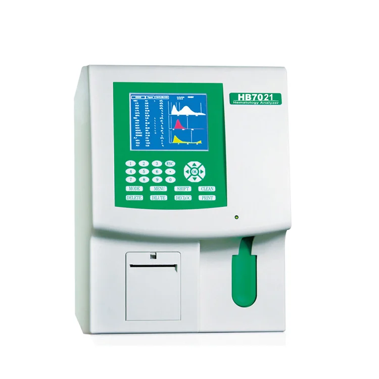 Full Auto 3 part LCD Blood Cell Counter Hematology Analyzer