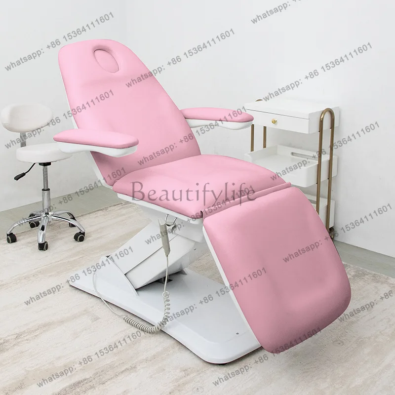 FG Face Ear Cleaning Massage Table Knead Adjust Esthetician Lash Massage Table Pedicure PU Leather Furniture Table De Massage MH