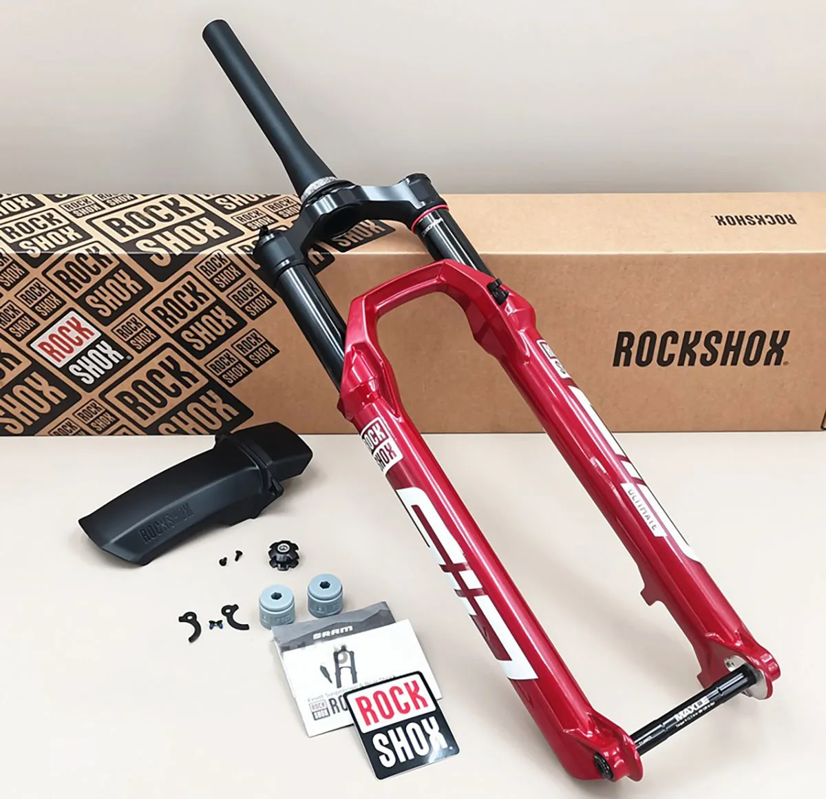 2025 ROCKSHOX SID Ultimate 3P شوكة تعليق 35 مم هيكل 29 بوصة 110 مم/120 مم سفر 1.5 بوصة شوكة XC مدببة من الألومنيوم 3 موضع