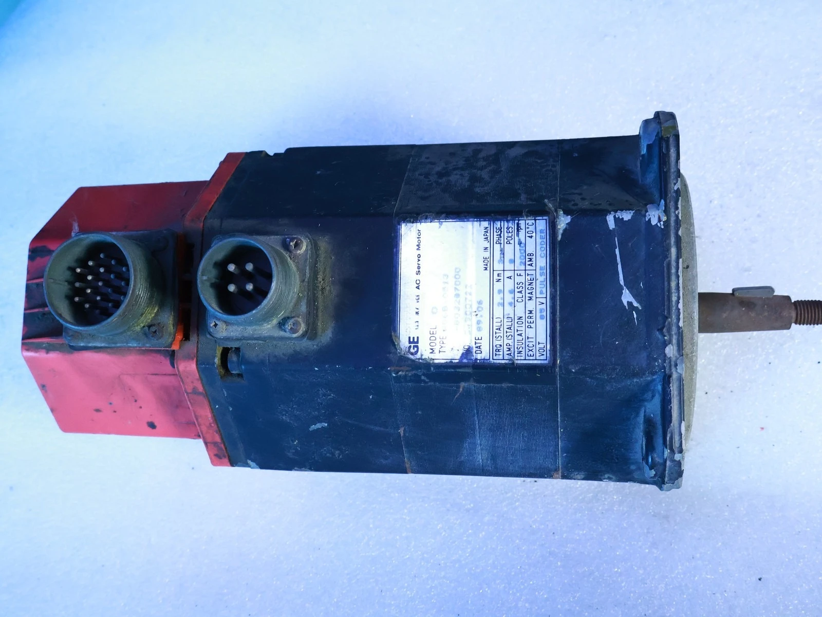 Used A06B-0032-B675 For GE Fanuc A06B-0032-B675 # 0075 AC Servo Motor