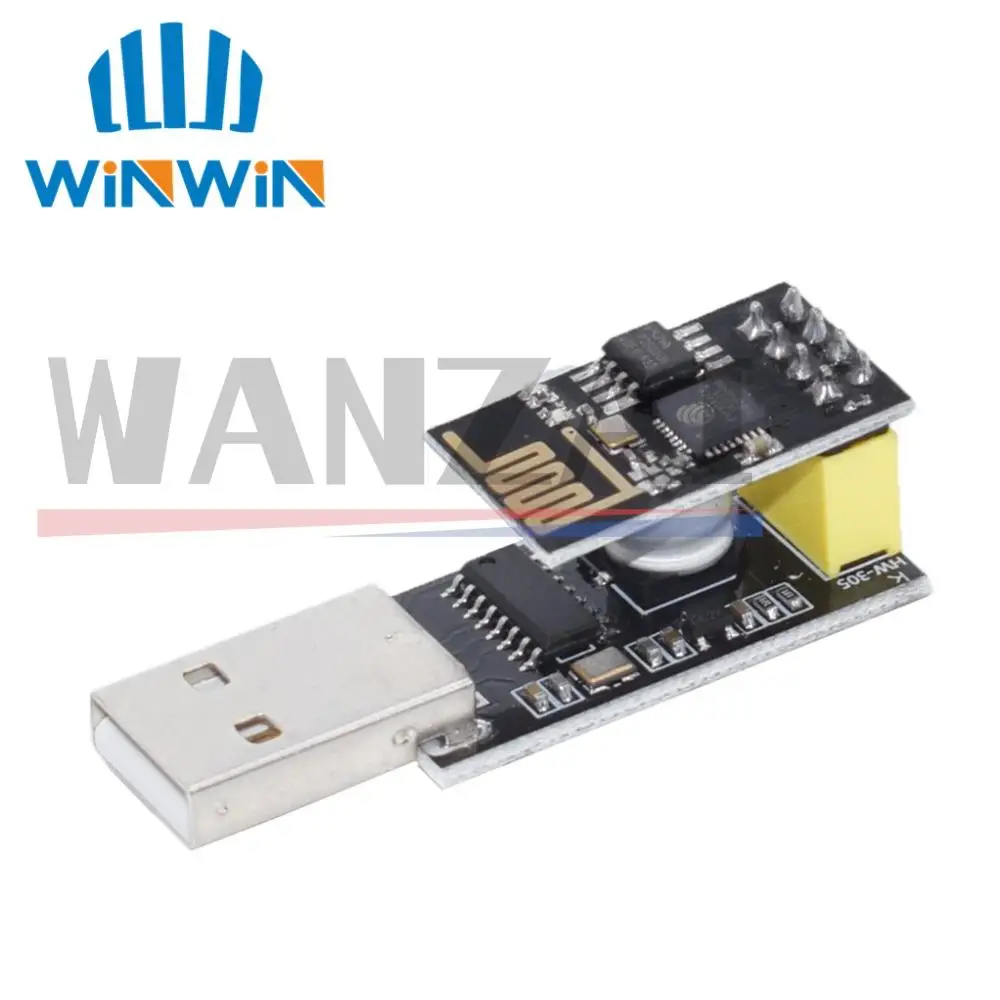 USB to ESP8266 WIFI module ESP-01  ESP-01S adapter board computer phone WIFI wireless communication microcontroller development