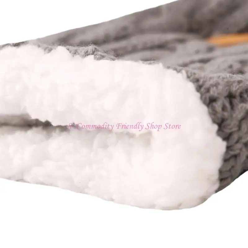 

85AE Baby Stroller Hand Muff Armrest Protections Cover Windproof Pushchair Handle Sleeve Antifreeze Pram Mittens for Winter