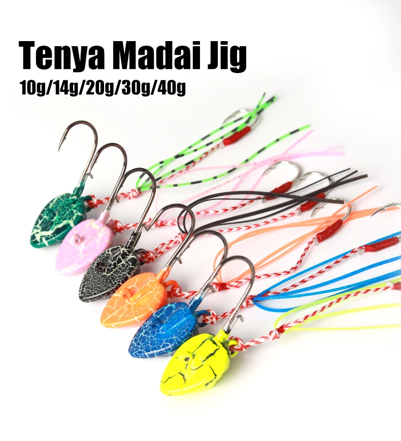 LEYDUN Heiße Angelköder DEEP CONTROL UP Tenya Madai Jig Kabura Salzwasser Jighead Blei Meer Bootfahren Köder Garnelen Gummirock Jigs – Detail 1
