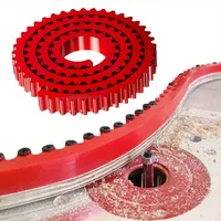 Flexible Curve Template WoodWorking Profiling Strip Adjustable Milling Router Trimmer Guide for Carpentry