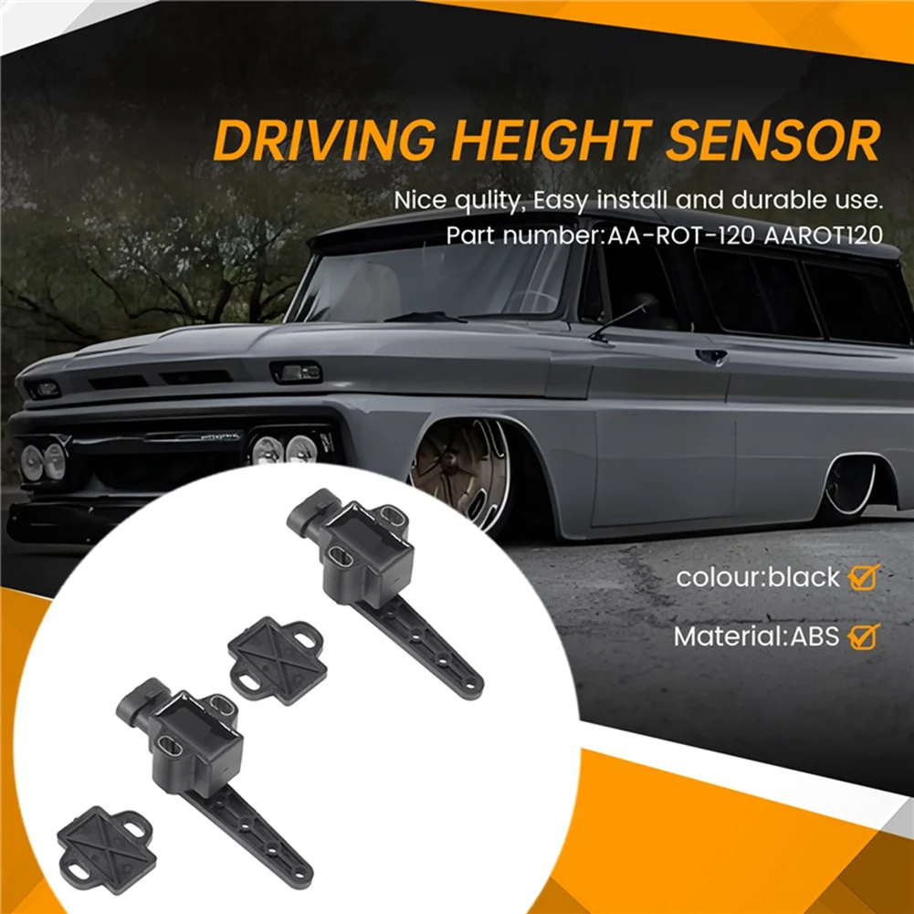 #98X 2PCS Car Ride Height Level Sensor AA-ROT-120 for BMW AccuAir Ride,55830-3M200 55830-3M300,(Plastic)