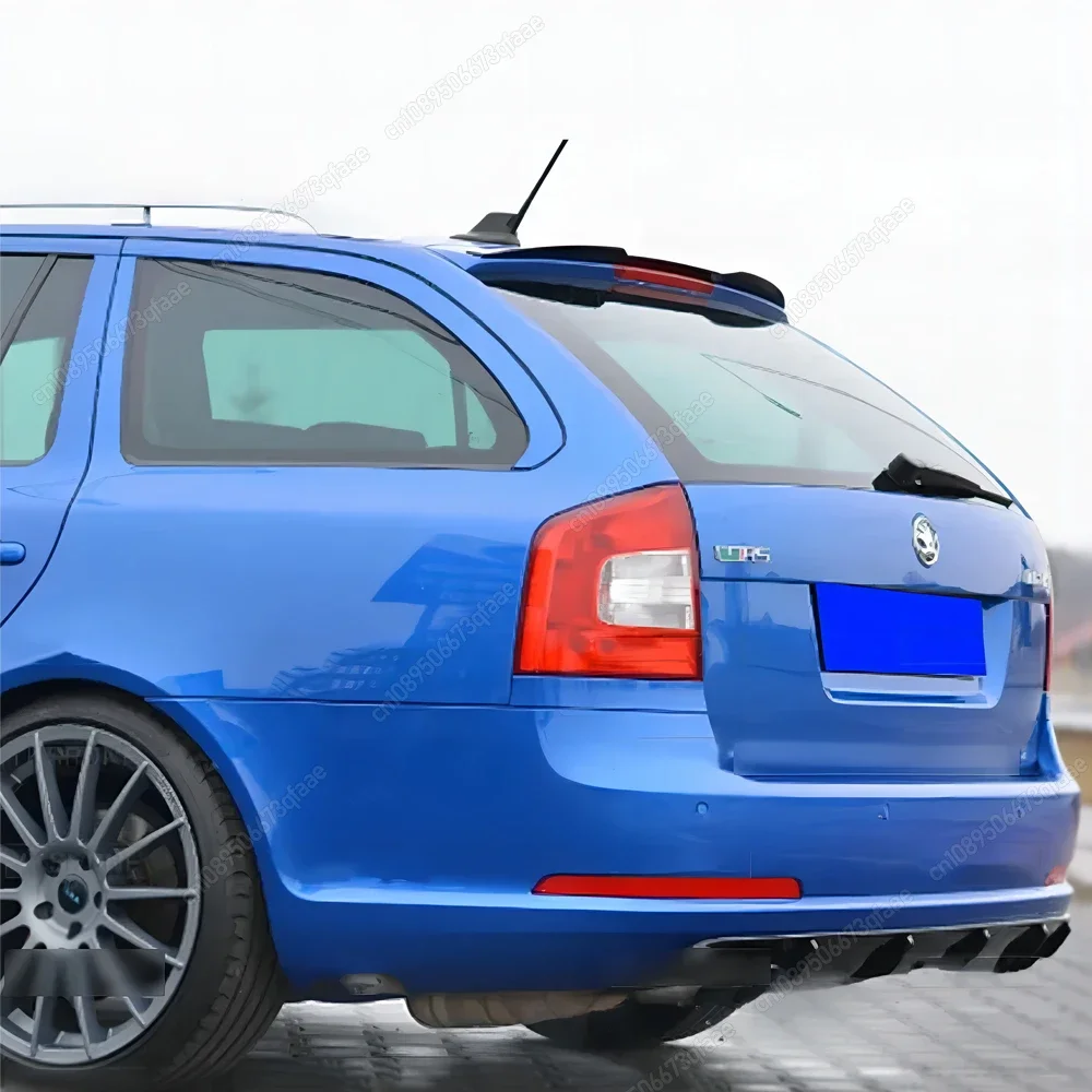 Rear Roof Lip Spoiler For Skoda Octavia RS Mk2 Combi 2005-2007 Tail Wing For Facelift Combi 2008-2013 Universal Spoiler Tuning