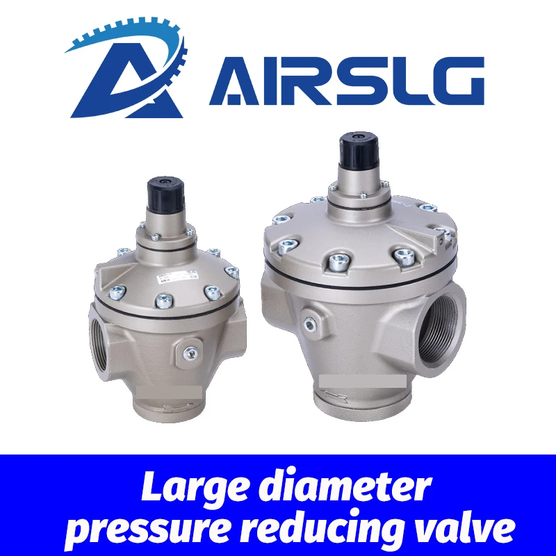 

SMC Type Compression Air Pressure Relief Valve DN40 Pneumatic DN50 Pressure Regulating Valve AR925-20 Large Flow AR825-14