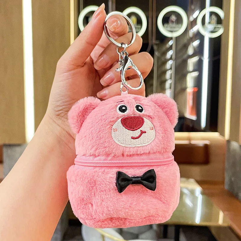 سلسلة مفاتيح تمثال إبداعية كرتونية من مينيسو للأطفال وحقائب تخزين للفتيات والطلاب