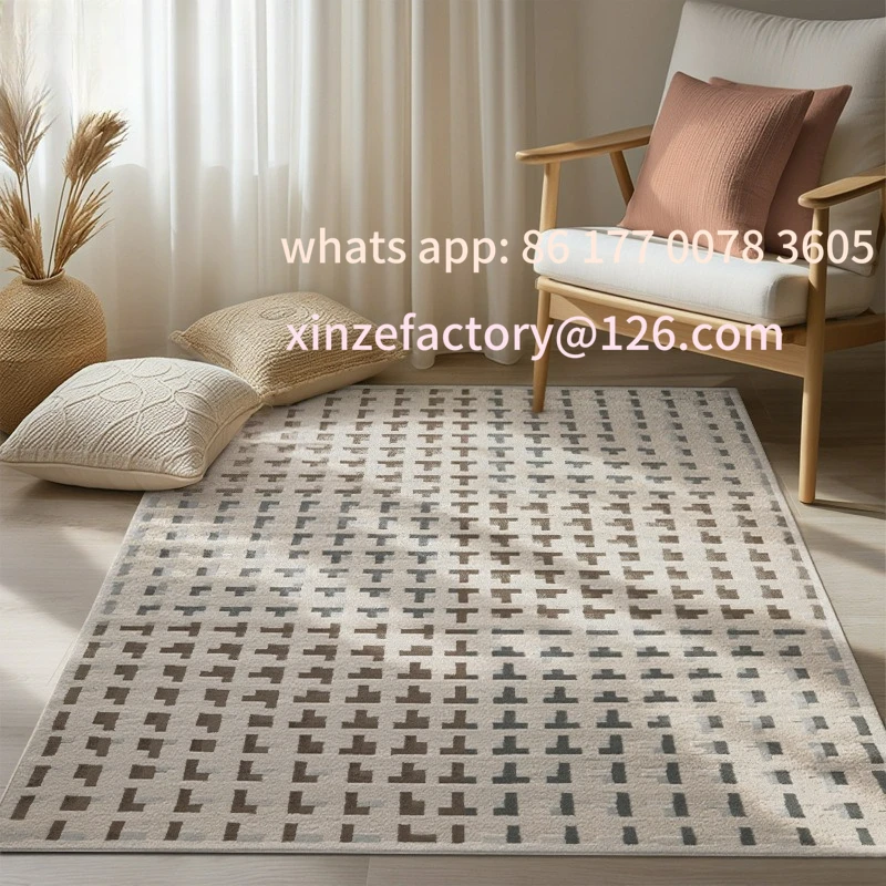 

Customizable French medieval carpet living room dirt-resistant and easy to take care of leave-in light luxury premium sofa blank