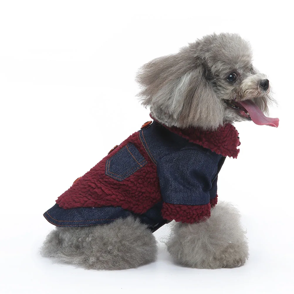 

Pet Coat Dog Jacket Cold Weather Large Clothes for Small Dogs Winter Jackets Polyester Outfit