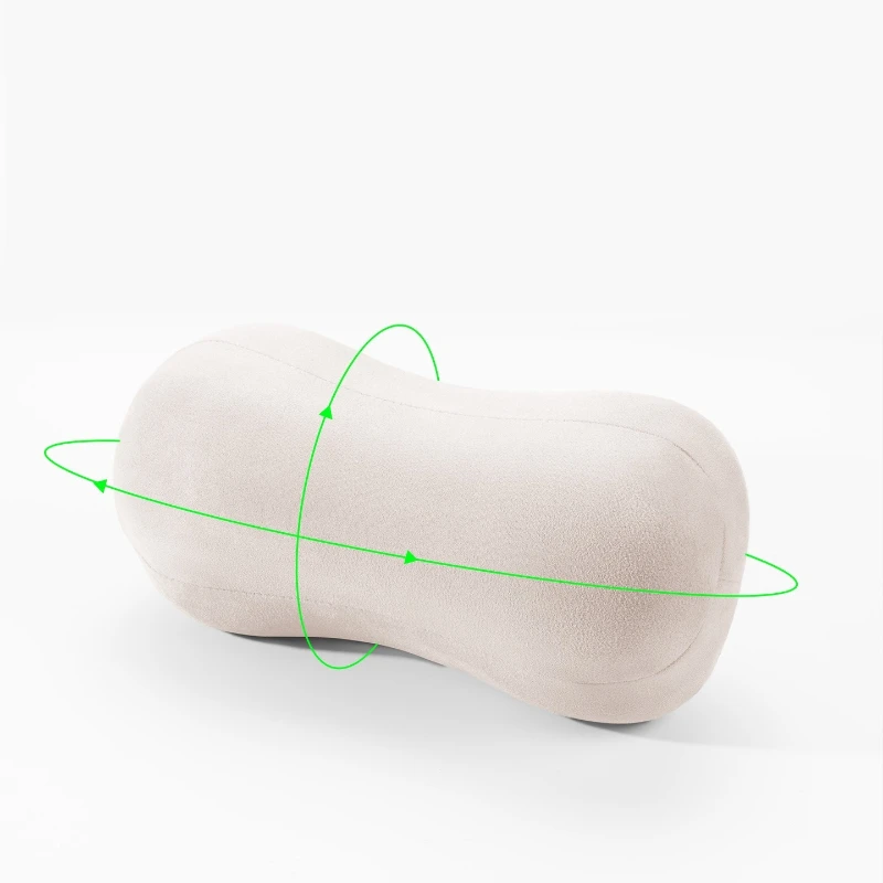 Suede Car Neck Pillow Lumbar Support Set Ergonomic Memory Soft Foam Headrest Cushion Car Accessories Interior Travel Accessories