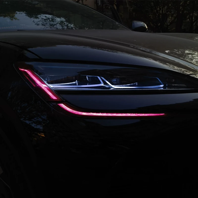 Voor BYD Sealion 7 Zeeleeuw 07 EV 2024 2025 2026 Auto dagrijverlichting kleur film exterieur modificatie onderdelen