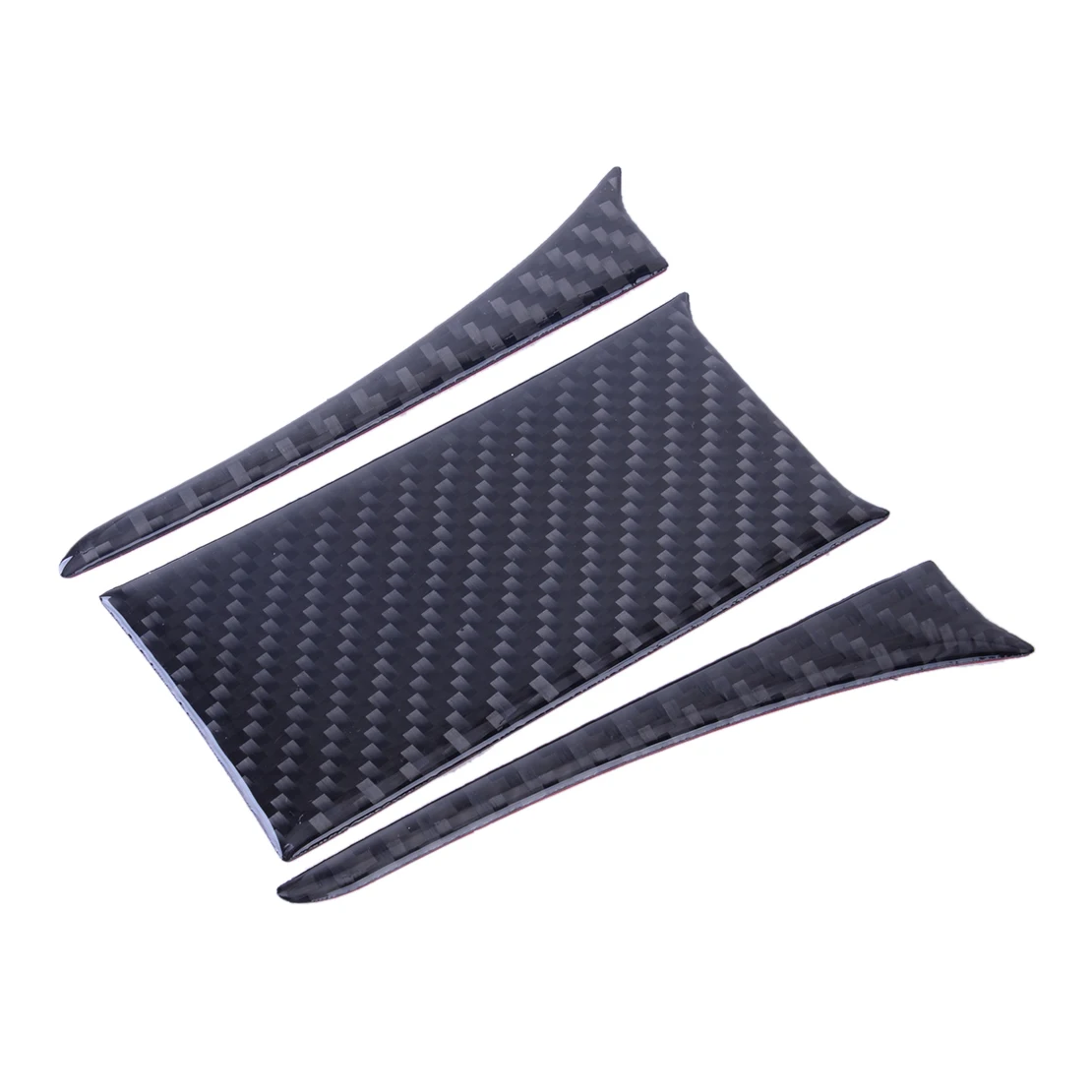 3pcs/set Gear Panel Automatic Transmission Accent Cover Trim Fit For BMW Z4 E85 2003-2006 2007 2008 Black Carbon Fiber Texture