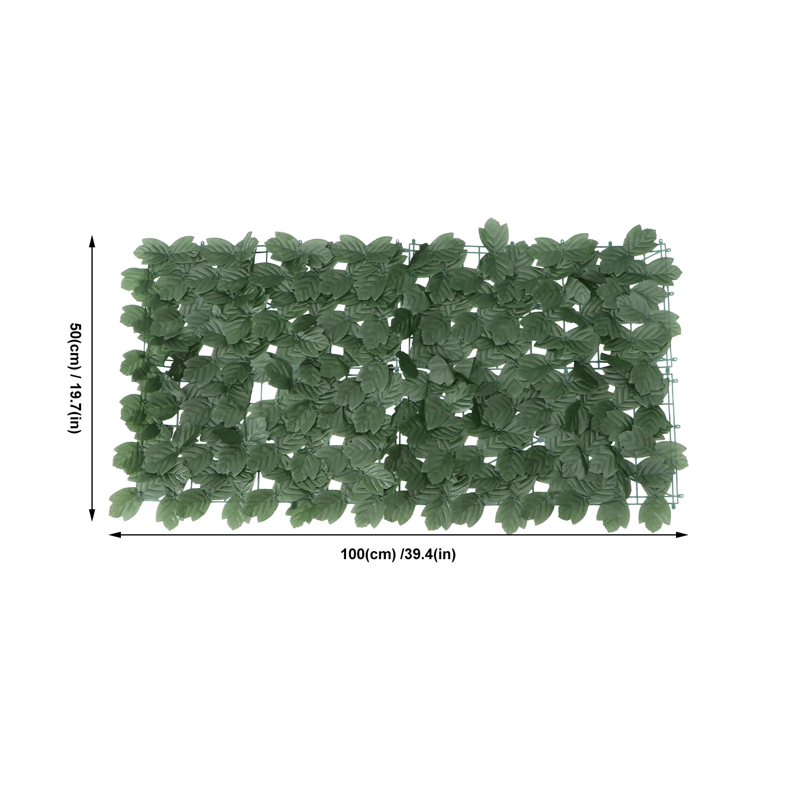 

Simulated Leaf Fence Outdoor Fake Privacy Plants Garden Leaf Screen Foldable Mesh Back Artificial for Balcony