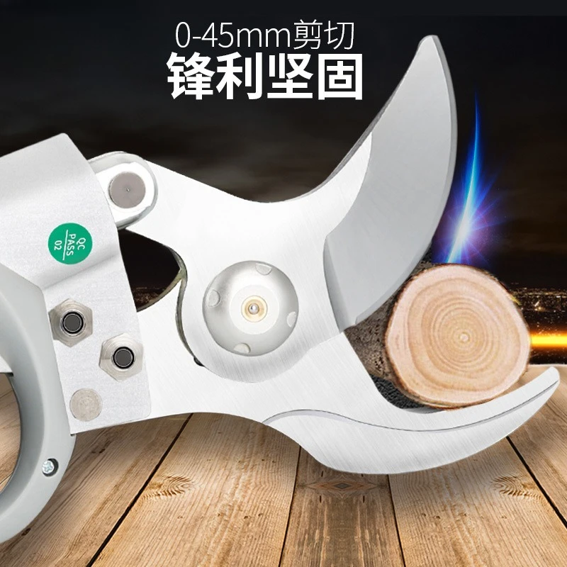 Electric pruning shears, strong branch shears, labor-saving garden tools, fruit tree scissors, rechargeable lithium battery