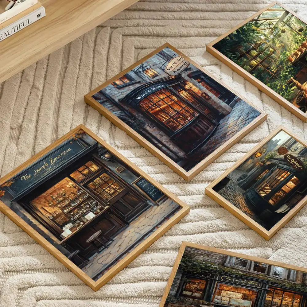 معالجات مكتبة جرعة عصا متجر ملصق ورقة طباعة غرفة المعيشة المنزلي غرفة نوم مدخل بار مقهى الفن اللوحة الديكور #2