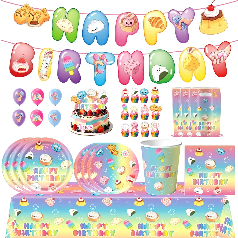 かわいいスクイッシュバオをテーマにした誕生日パーティーの装飾 - Car Accessories Banner のレビューと価格