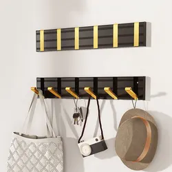 New Widened and Thickened Black Coat Hooks,Robe Hooks,Bathroom Towel Rack Hooks,Wall Hooks,Coat Hanger Hook Bathroom Accessories