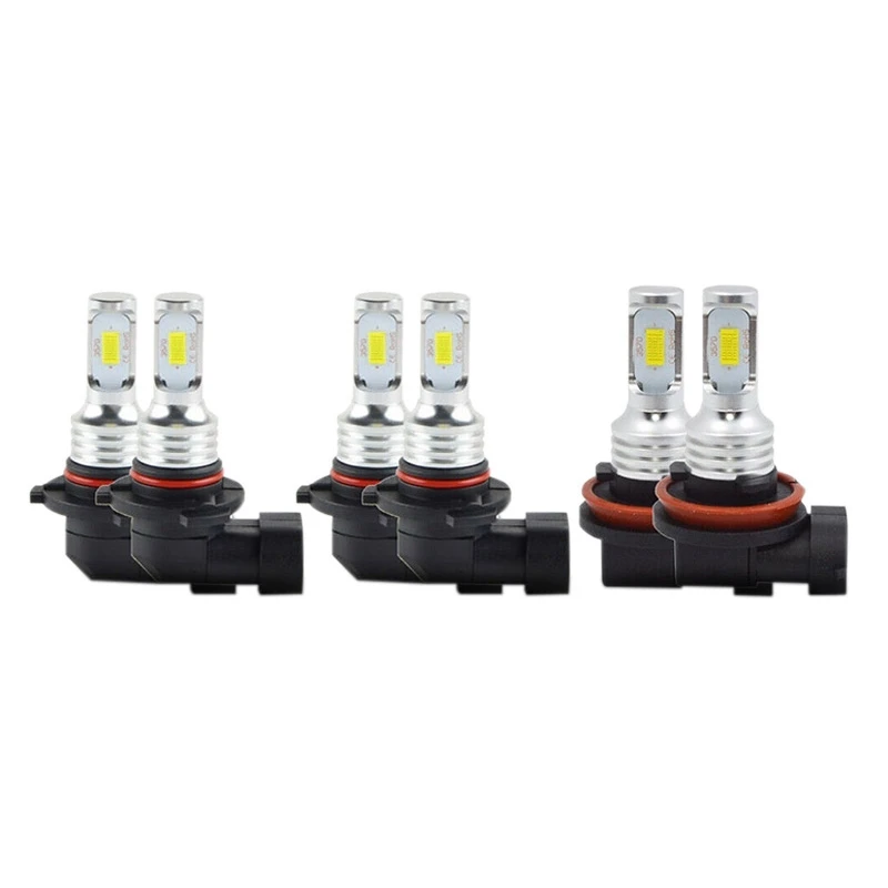 

6X Combo фонари головного света, противотуманные лампы для Toyota Corolla RAV4 H11 9006 9005 HID