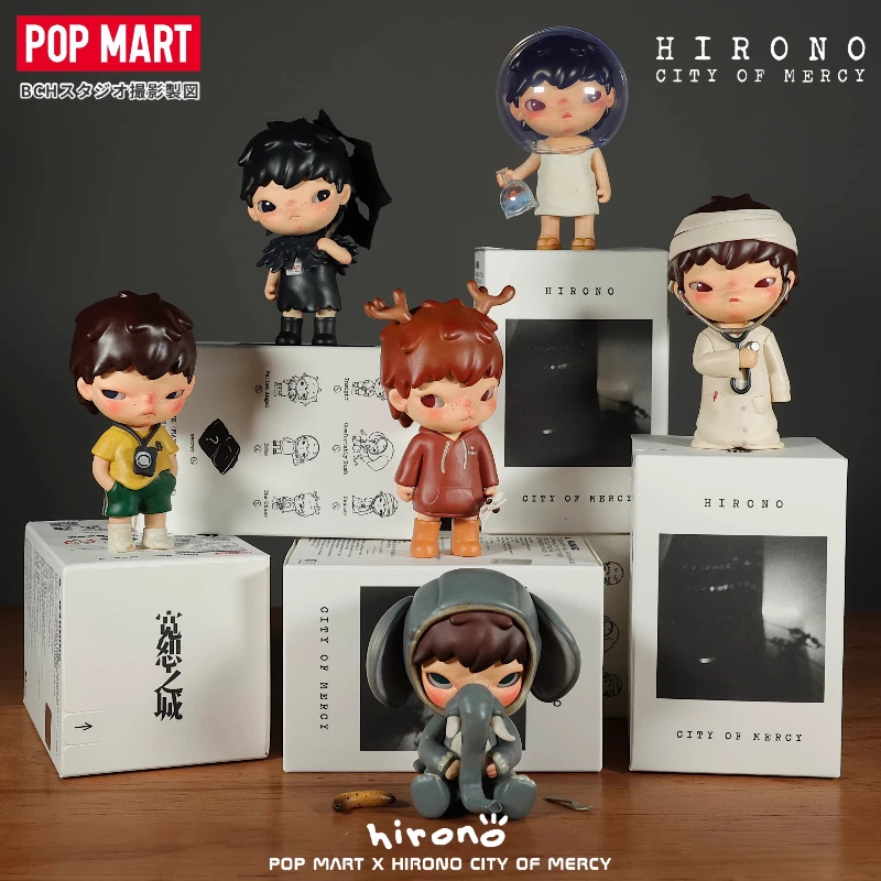 

Pop Mart Hirono City of Mercy Series Blind Box Guess Bag Mystery Box Toys Doll Desktop Ornaments Collection Anime Action Figure