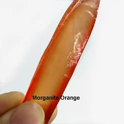 250g Artificial Sapphire  Morganite Orange Rough Stone Sapphire Raw Material For Jewelry Accessories