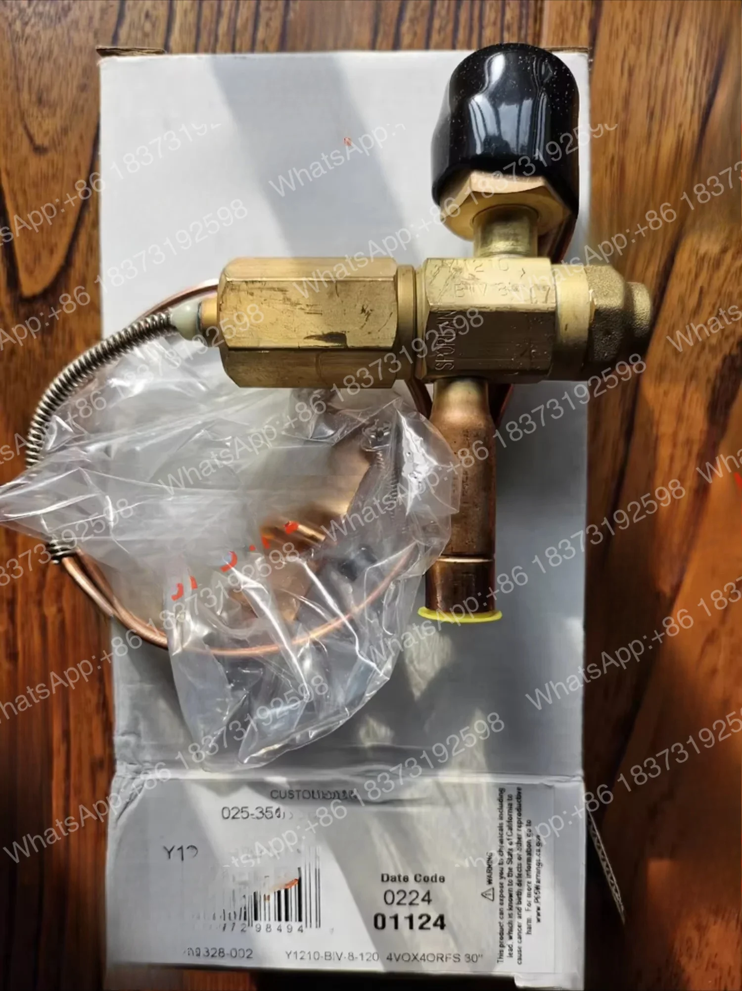 Válvula de refrigeración por pulverización líquida 025-35133-000 Y1210-BIV-8-110, válvula de pulverización líquida