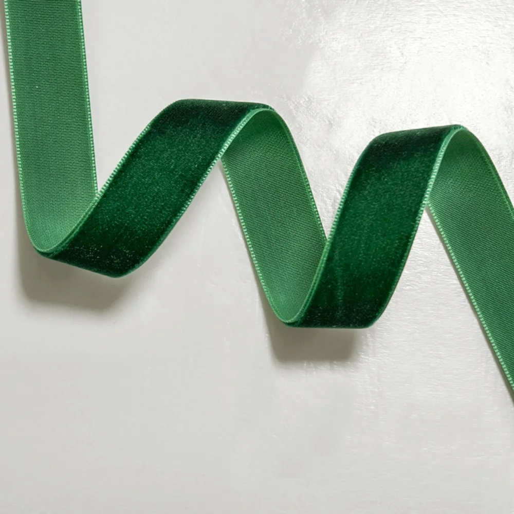 

New 5 Yards Velvet Ribbon 6/10/15/20/25/40mm DIY Gift Wrapping Ribbon Handmade Single-Sided Velour Ribbons Bow Flower Bouquet