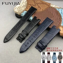 FUYIJIA New Custom B-REGUET Watch Band Alligator Strap 14MM 16MM 18MM Waterproof Genuine Leather Belt Crocodile Skin Watchbands