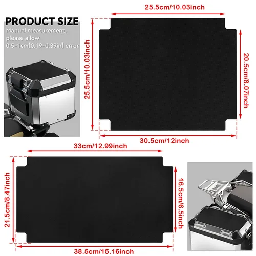 Imagen 2 del producto Almohadillas laterales R1200GS R1250GS, cubierta de alforja para motocicletas, fundas de equipaje para BMW R1200GS LC Adventure ADV R 1250 GS