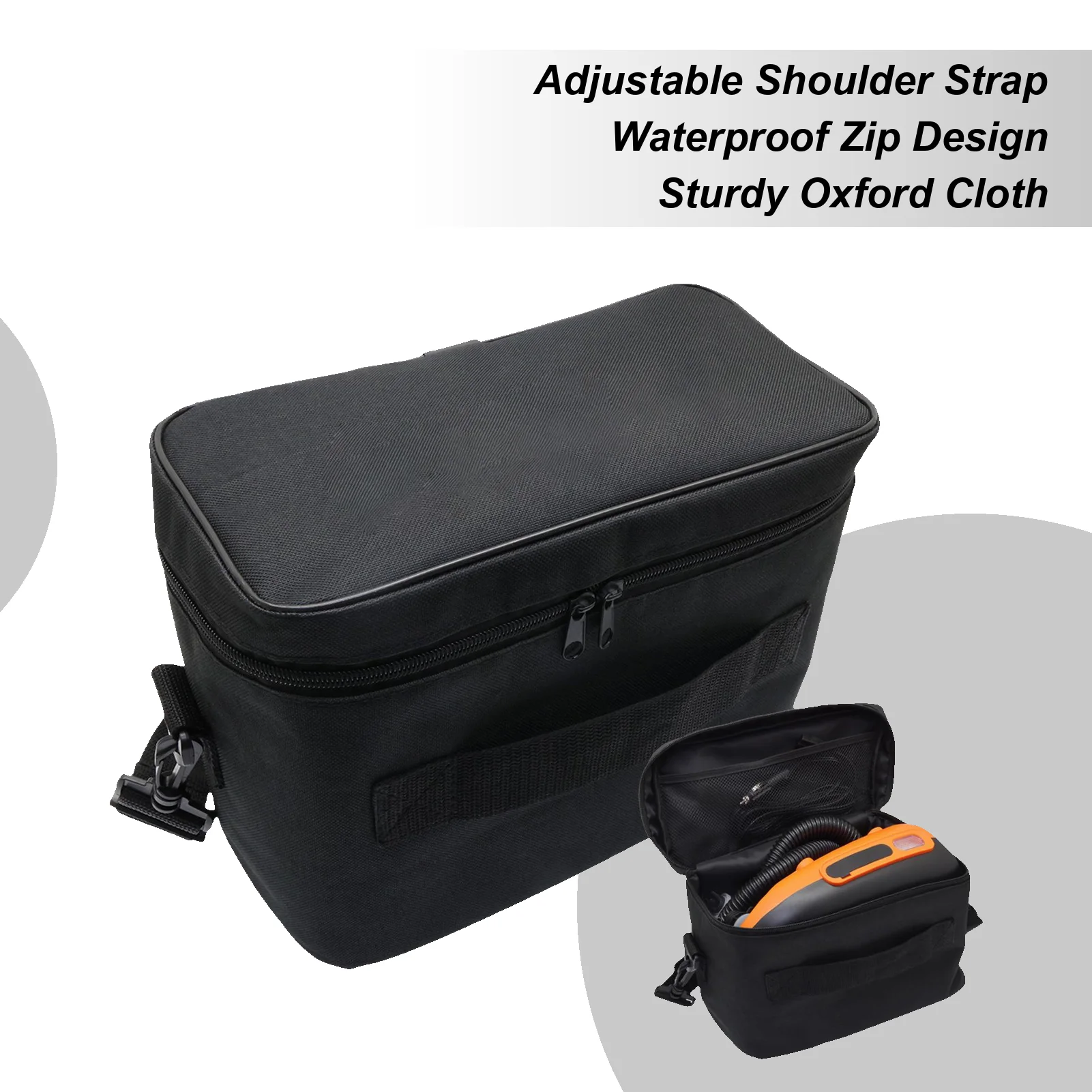 Paddle Board Pump Case Electric Air Pump Carrying Bag Large Capacity Storage Organizer Portable Storage Pocket Adjustable