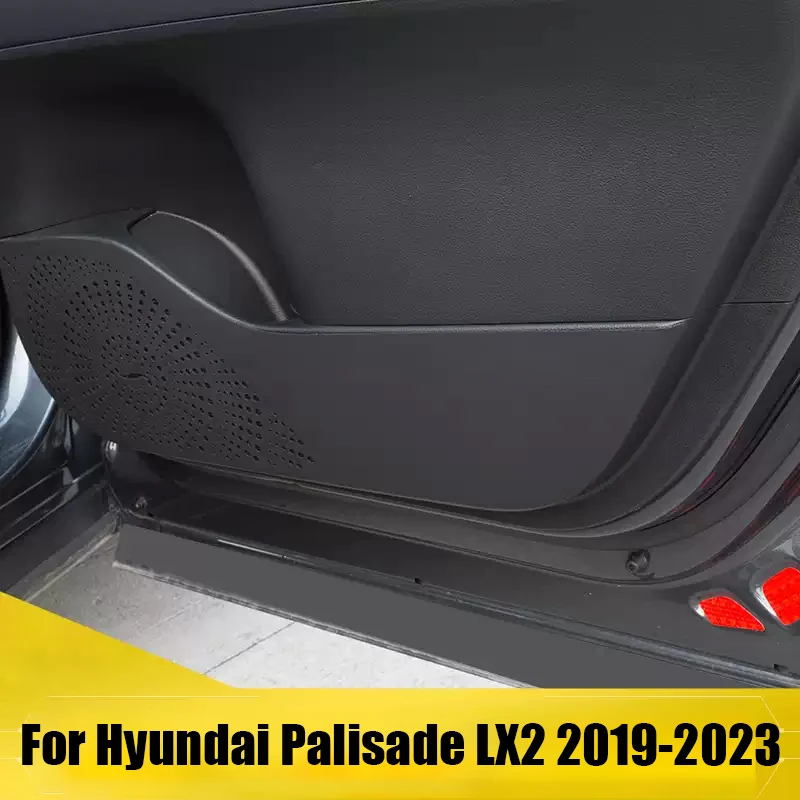 Protector de puerta para Hyundai Palisade LX2 2023 2022 2021 2020 2019, adhesivo anti-impactos para el panel de la puerta, piezas protectoras interiores.