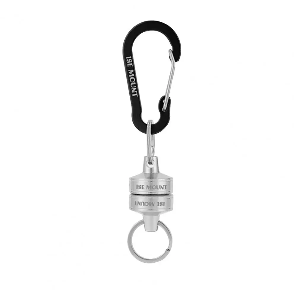 

Magnetic Net Release Holder Retractor Widely Used Magnet Clip Holder Retractor with Retractable Coiled Lanyard Carabiner