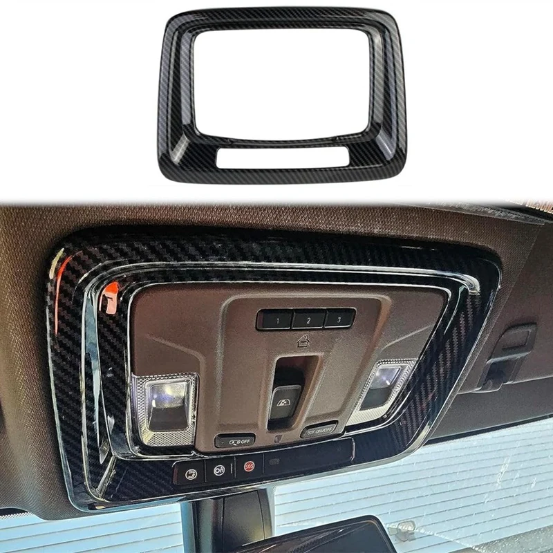 For Chevrolet Silverado 1500 GMC Sierra 1500 2019-2023 Car Front Roof Reading Light Lamp Cover Trim Interior Accessories