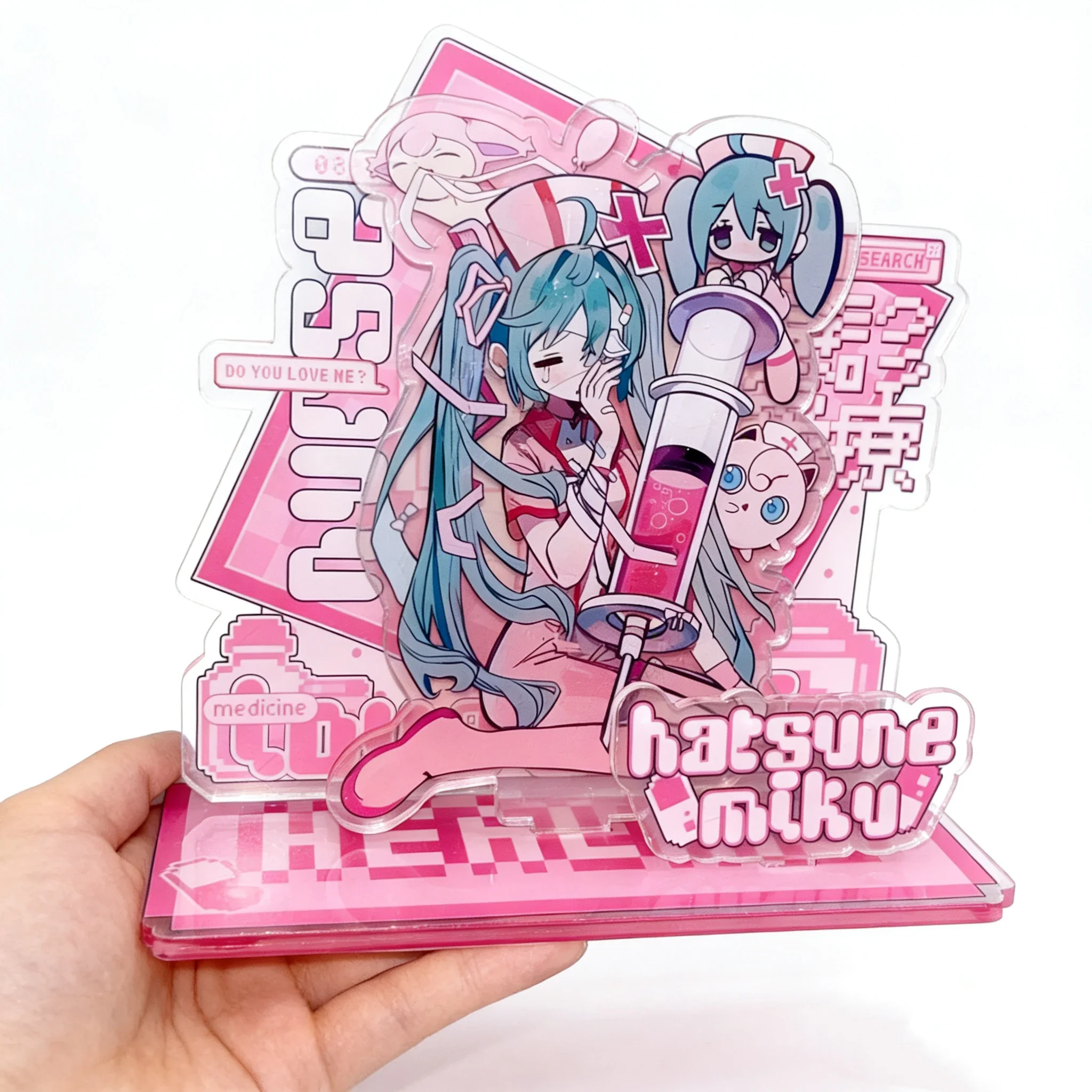 Hatsune Miku Kasane Teto Acryl-Standfigur Hatsune Miku Project DIVA Anime-Zubehör Kreatives Schreibtisch-Ornament Neue Geschenke – Detail 7