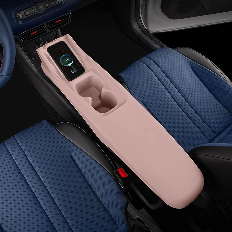 

Для центральной консоли BYD Dolphin Mini 2025, силиконовая беспроводная зарядная панель, аксессуары для внутренней модификации
