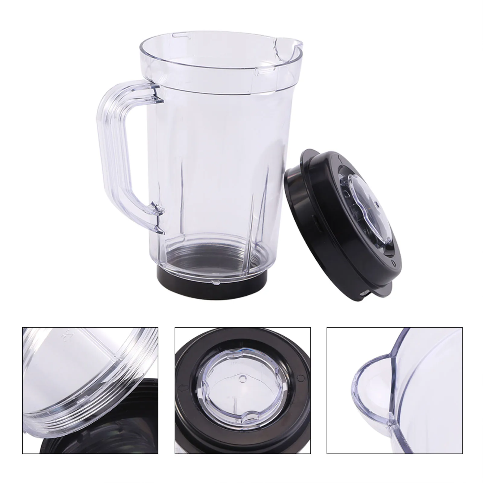 Exprimidor de licuadora de 1l, contenedor de jarra de cocina, jarra de agua, tapa de taza de leche, piezas de repuesto aptas para exprimidor