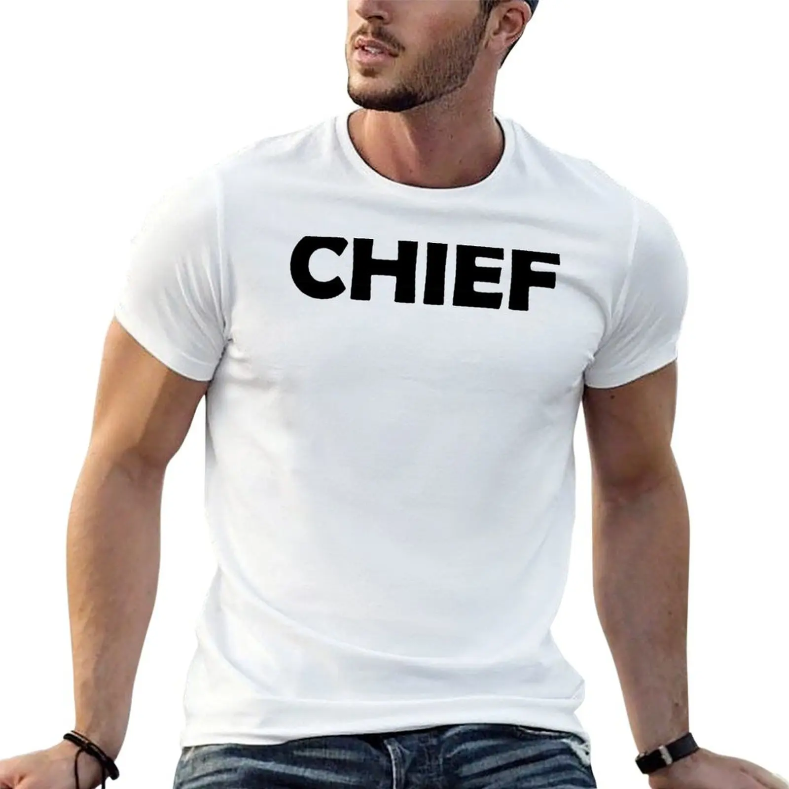 Chief T-Shirt plus size clothes Man t-shirt Men's t shirts
