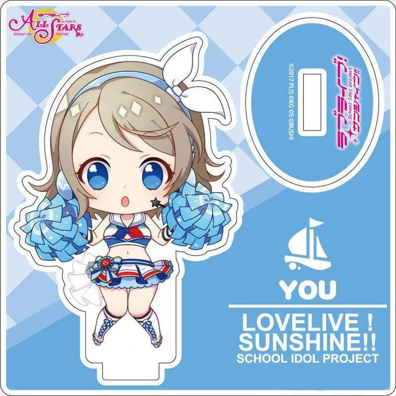 Fans Gifts Anime LoveLive!School Idol Festival All Stars HD characters Mini Acrylic Stand Kurosawa Sweets Ver Ornament About10cm