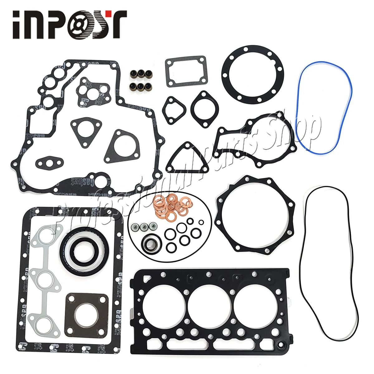 

D722 New Full Overhaul Gasket Kit For Kubota D722 07916-29475 with cylinder head