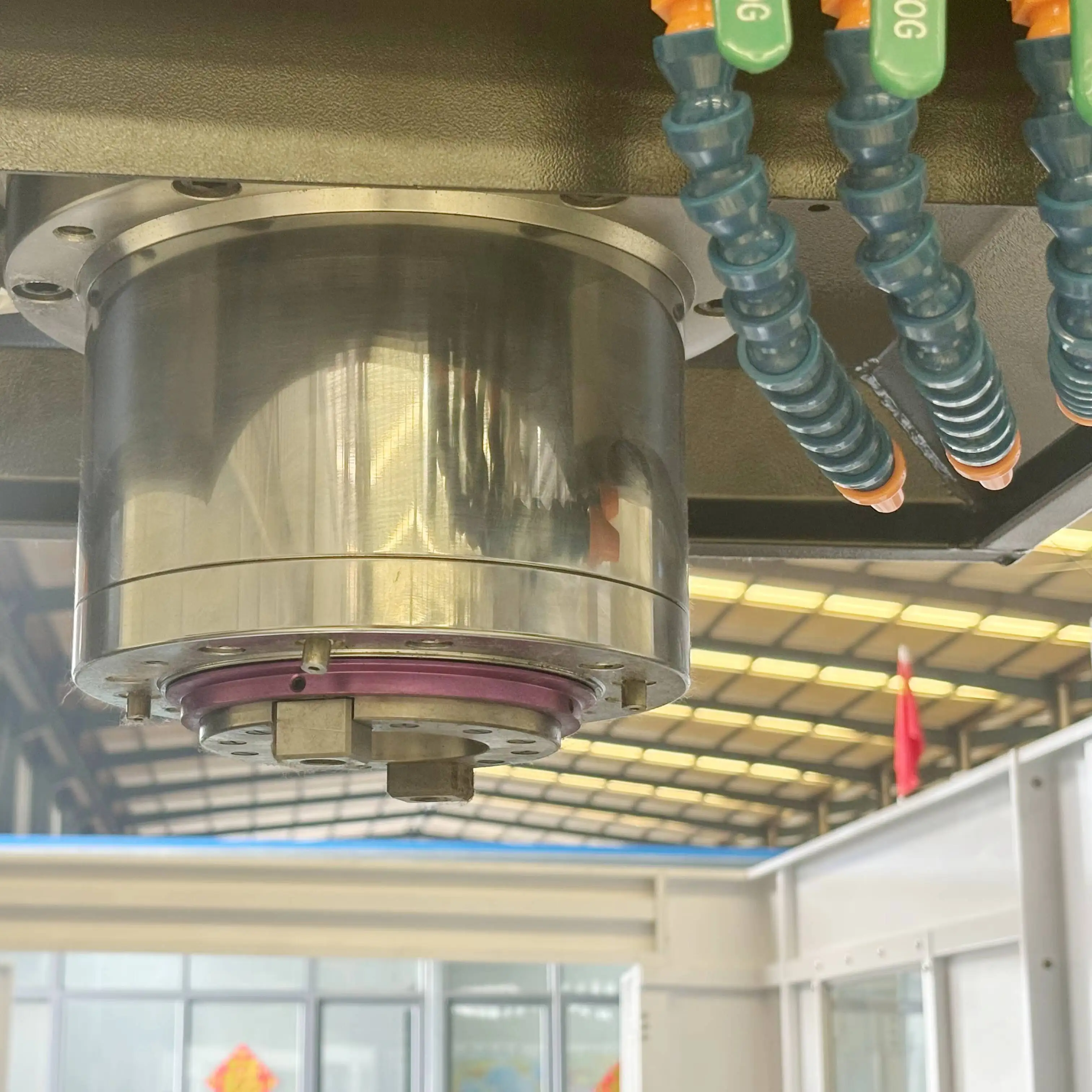 Heavy 5 แกน CNC Milling Hine FANUC ระบบ Double Column Gantry Cnc Hining Center พร้อม Bt50 Spindle
