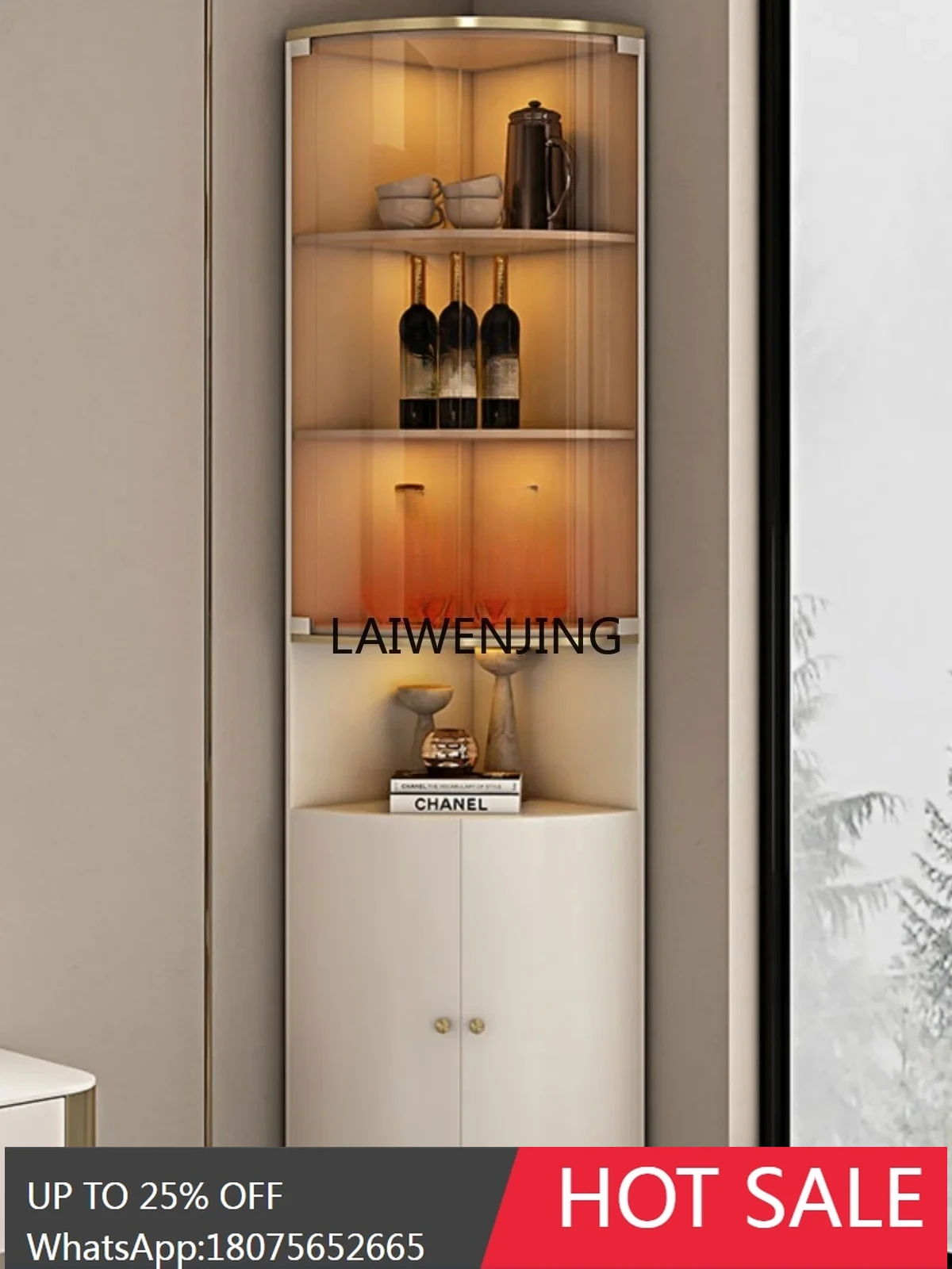 

Living Room Bedroom Triangular Storage Rack Kitchen Shelf Arc Rack Triangular Cabinet