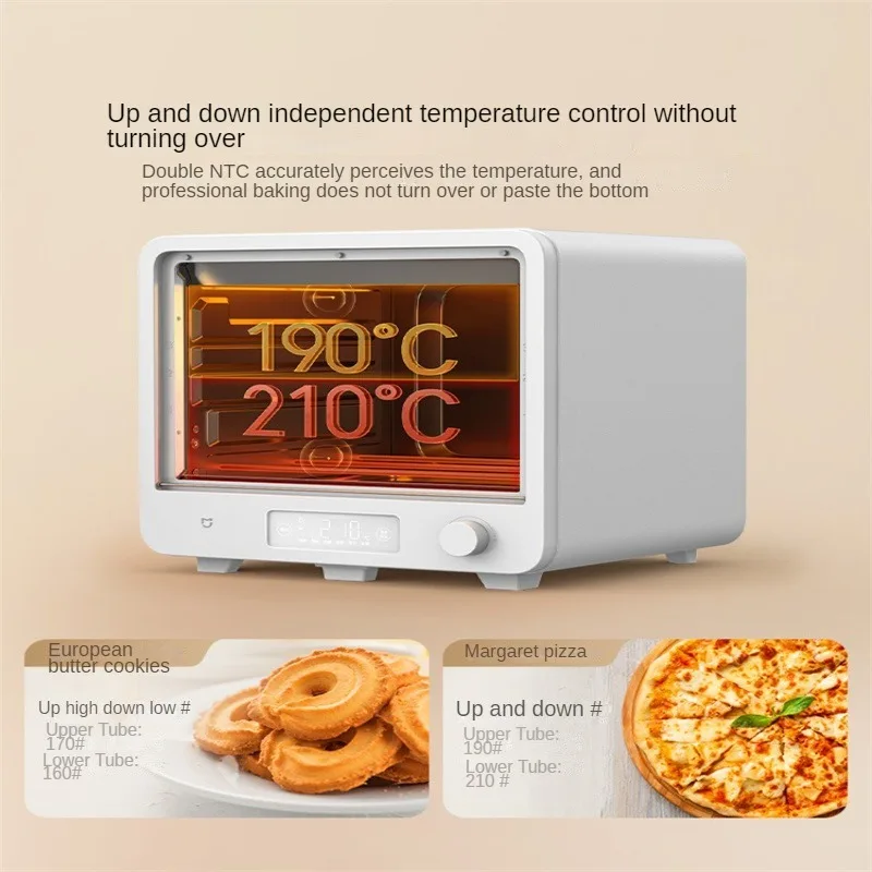 Xiaomi Mijia 40L Oven New Products PlD Intelligent Temperature Control 6 Roasting Tubes APP Connected Double Glass Door