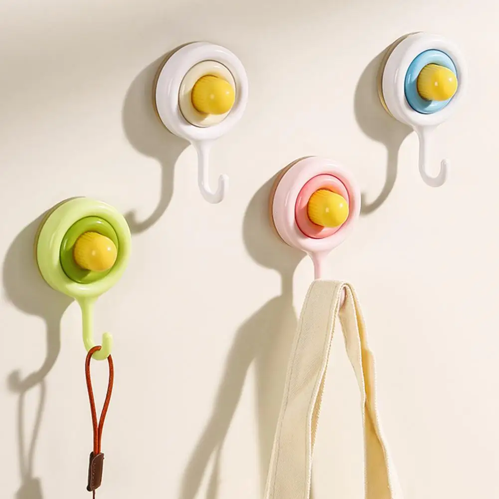 Strong Load Bearing Hook Suction Cup Wall Hook Set Removable Waterproof Bathroom Hanger Multi-purpose Kitchen for Clothes