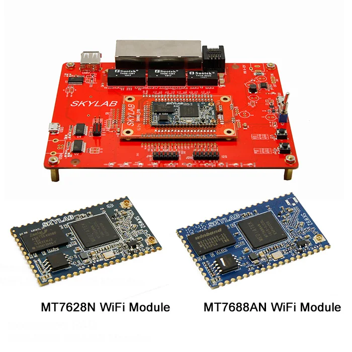 2 t2r 802.11n wi-fi AP/Router SoC MT7628N supporto modulo rf wireless OpenWrt 3.10 2.4GHz